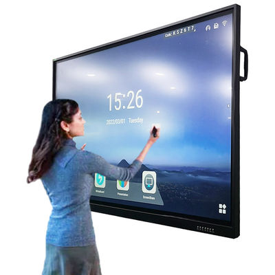 Tableau interactif intelligent avec applications Android Connectivité HDMI/USB/Bluetooth/Wi-Fi Panneau d'écran LED/LCD