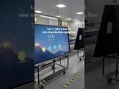 Panneau interactif de Smart de bureau d'école, tableau blanc d'écran tactile d'affichage à cristaux liquides de 13MP Camera 4K